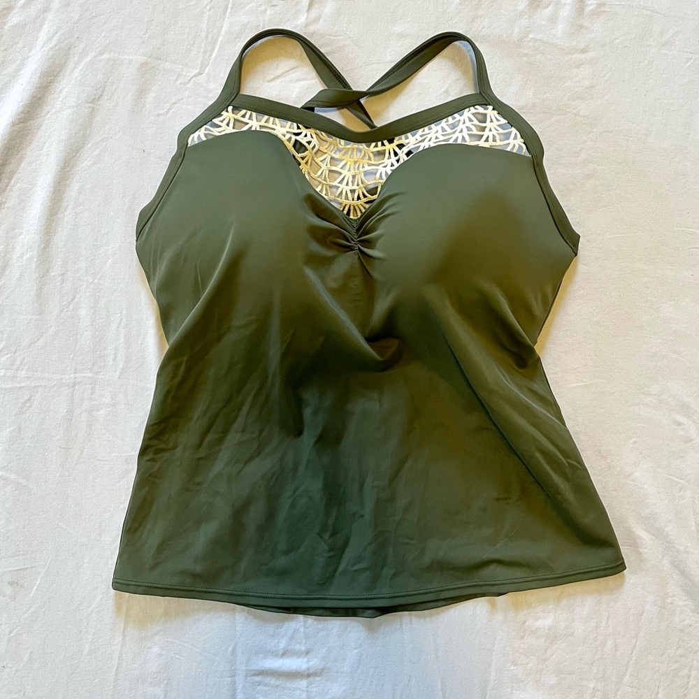 Shade & Shore Tankini Top - 38DDD